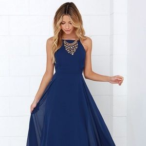 Lulu’s Mythical Kind of Love Dress in Navy